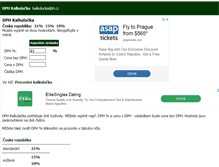 Tablet Screenshot of kalkulackadph.cz